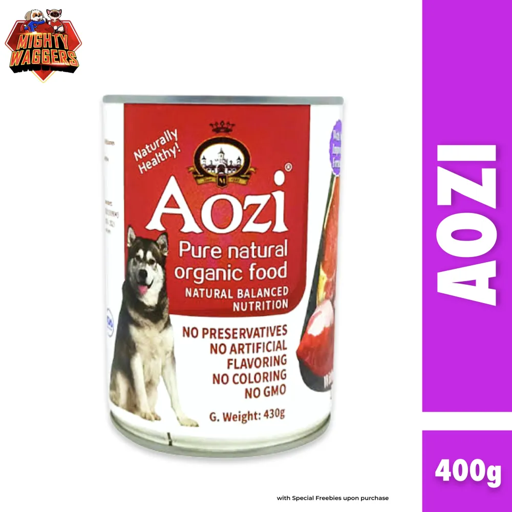 Aozi Dog Can Beef and Liver 430g wet dog food