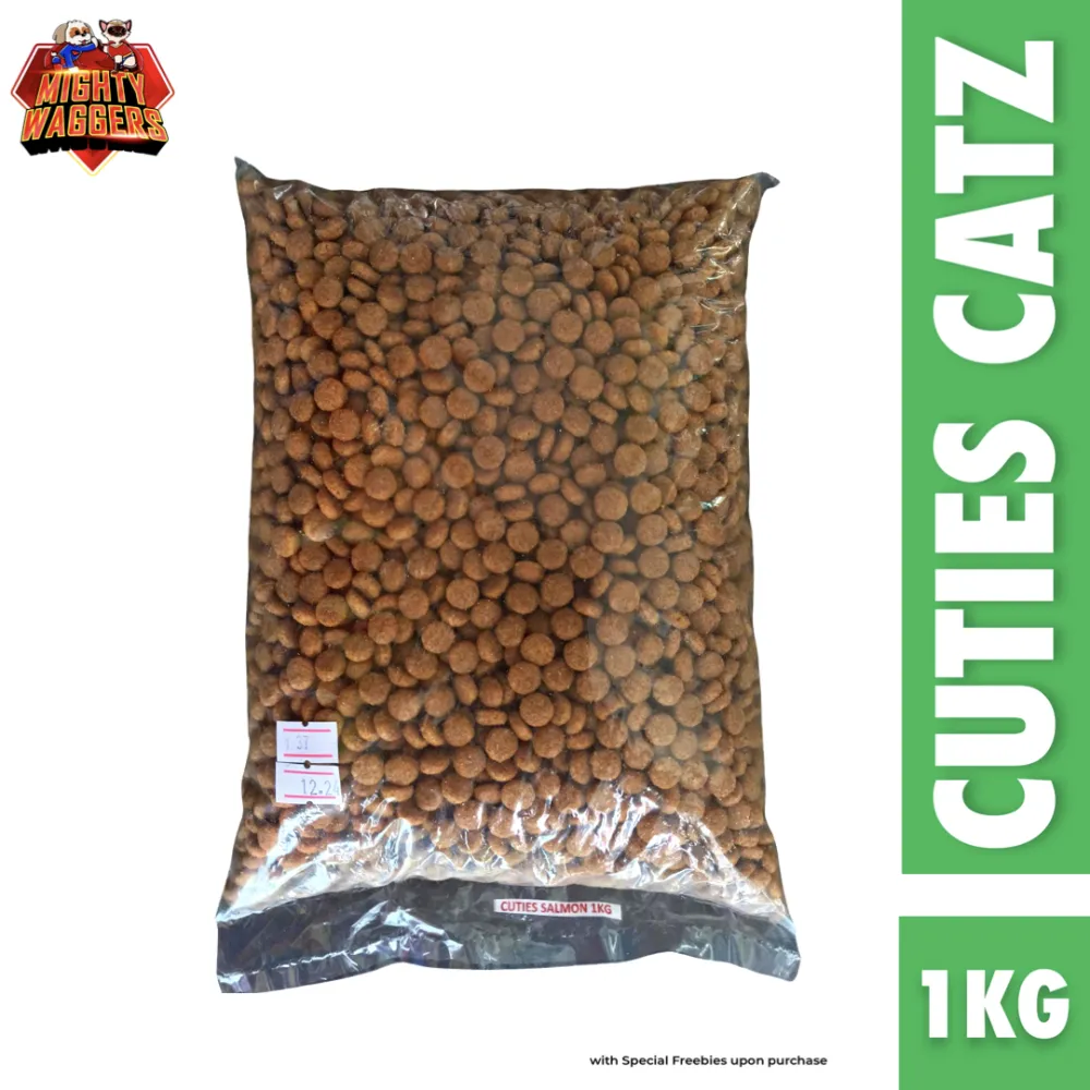 Cuties Catz Salmon Dry Cat Food Repacked 1kg