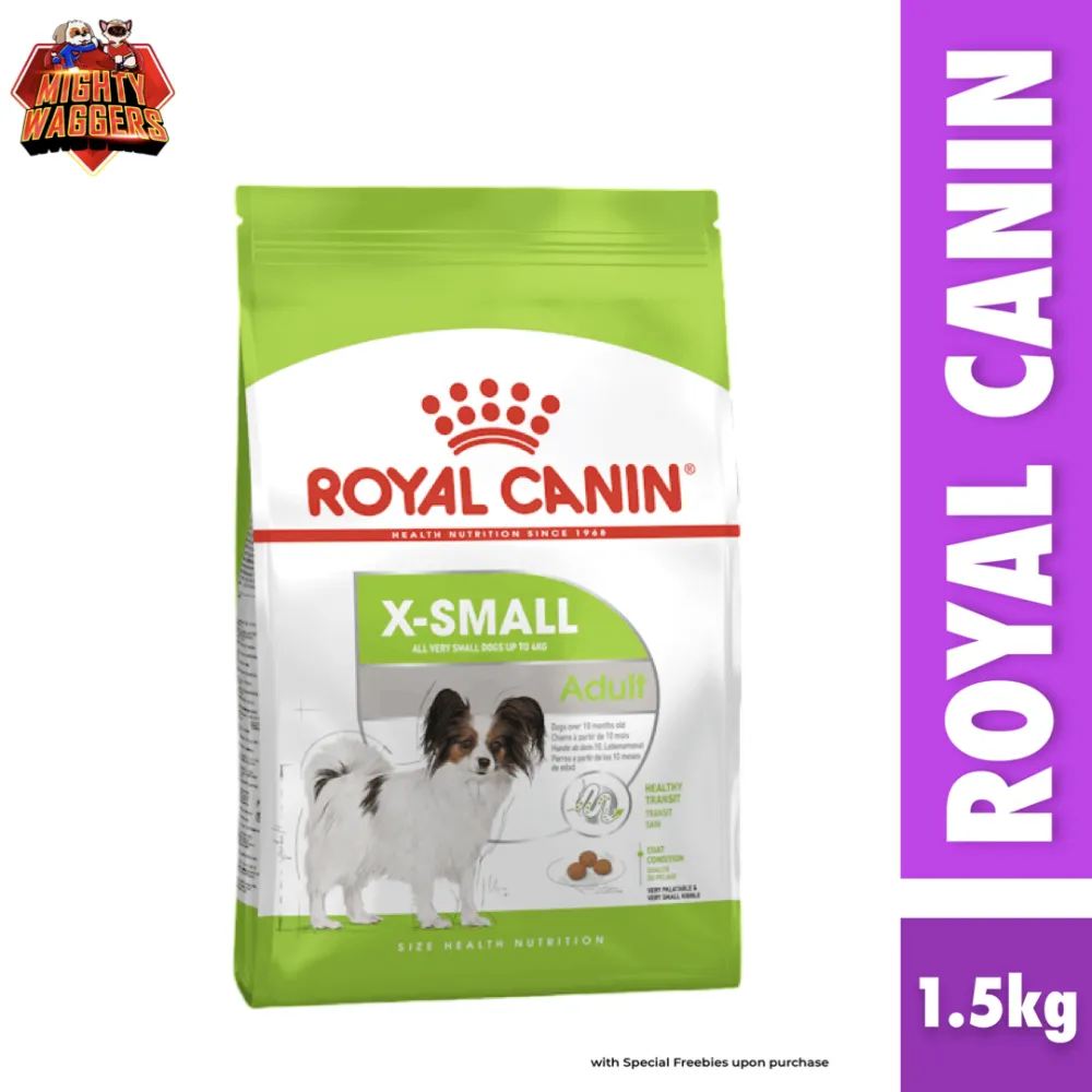 Royal Canin X-Small Adult dry dog food 1.5kg pack
