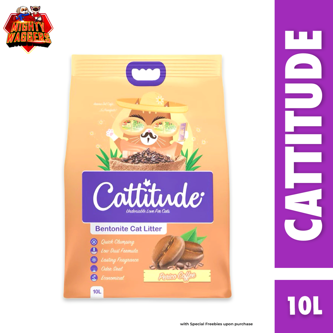 Cattitude Bentonite Cat Litter in Perico Coffee Scent (10L)
