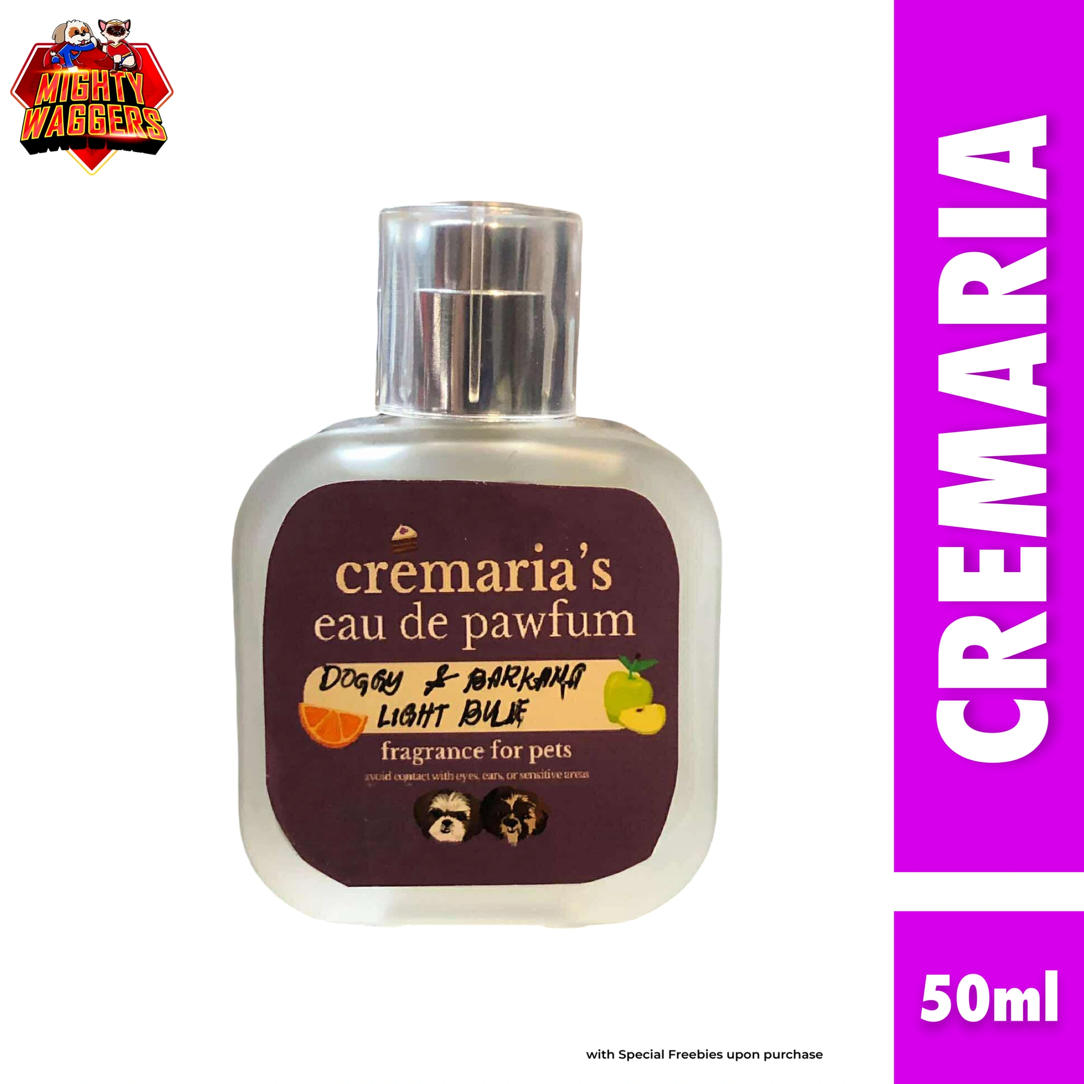 Cremaria's Eau De Pawfum - Doggie & Barkana Light Blue (50ml)