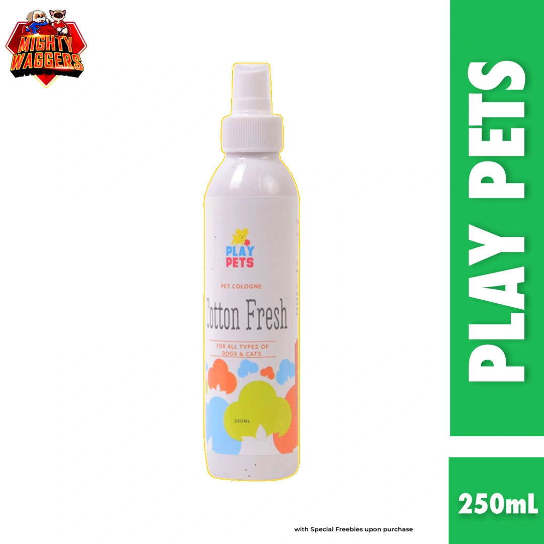 PlayPets Pet Cologne - Cotton Fresh (250ml) for Dogs and Cats