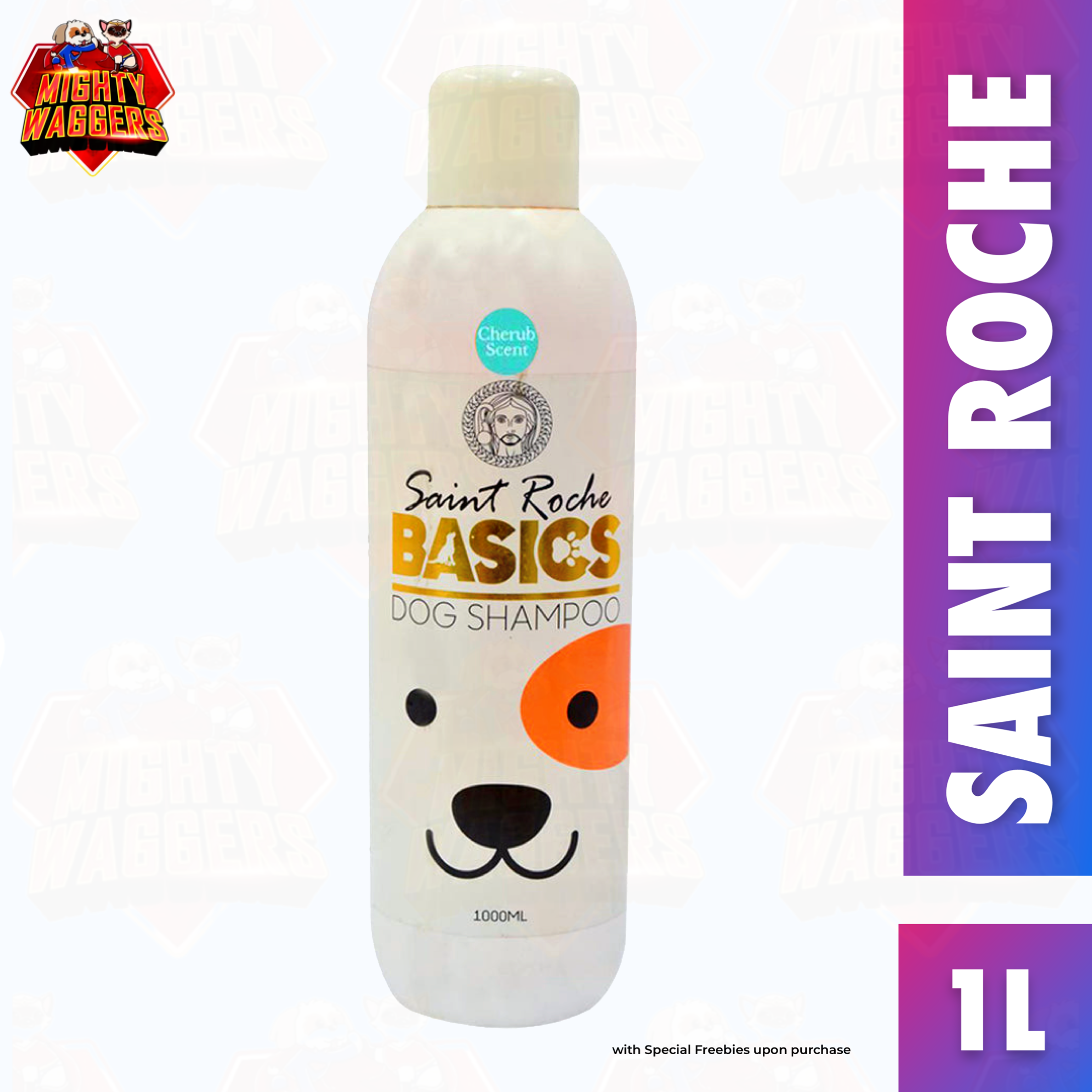 Saint Roche BASICS Dog Shampoo - Cherub Scent (1 Liter)